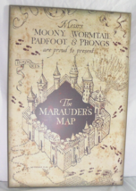 Harry Potter The Marauders Map 13" x 19" Wall Art Sign Warners Bros Wooden 2017 - $13.35