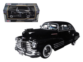 1948 Chevrolet Aerosedan Fleetline Black 1/24 Diecast Model Car by Motor... - £33.67 GBP