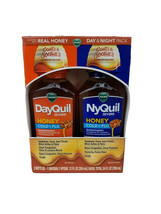 Vicks DayQuil NyQuil Severe Honey Day Night Pack 2 Bottles x 12 Fl. oz. ... - $19.79