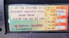 Cheap Trick / Greg Kihn - Vintage Laminated May 23, 1980 Concert Ticket Stub - £14.87 GBP
