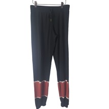 PJ Salvage Pajama Pants S Womens Black Pull On Mid Rise Sleepwear Bottoms - £17.26 GBP