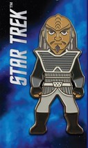 Classic Star Trek TV Series Klingon Standing Figure Metal Enamel Pin NEW... - $9.70