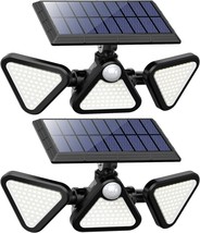 Solar Outdoor Lights, 180LED 6500K Motion Sensor Outdoor Lights, IP65 Wa... - £11.37 GBP