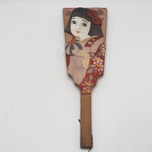 Vintage Raquette Japonais Fan Poupée - £63.43 GBP