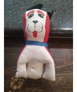 Vintage Dog Cotton 70&#39;s Dog Beagle Carnival Prize Floral Flowers Ramona ... - $12.00