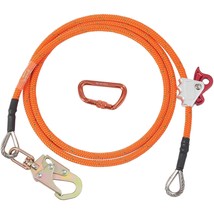 VEVOR 16mm Steel Core Flipline, 10ft(3m) Arborist Flipline for Tree Climbing wi - £69.24 GBP