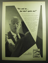 1958 Newsweek Magazine Ad - Yes and no.. but don&#39;t quote me! - £14.55 GBP