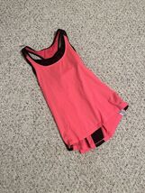 Champion Hot Pink And Black Women’s Tank Top With Built In Sports Bra Si... - $123.86 MXN