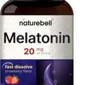 NatureBell Melatonin 20mg, 365 Fast Dissolve Tablets - Natural Strawberr... - £23.72 GBP