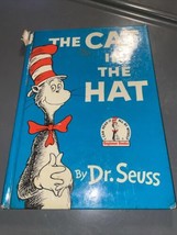 The Cat In The Hat - Dr Seuss 1957 Hardcover Large Type 1987 Print Free Shipping - £2.58 GBP
