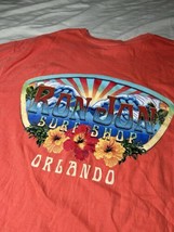 Ron Jon Surf Shop Shirt Mens Size XL Pink Orlando Florida Big Logo Graphic - £10.51 GBP