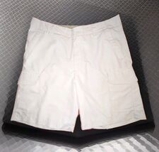 Quiksilver Edition Ivory Cargo Shorts Men's Size 34 Lined Pockets Lightw... - $19.79