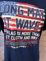 Hold Fast USA Flag Tee Shirt Medium Mens Short sleeve graphic T-shirt am... - $458.20 MXN