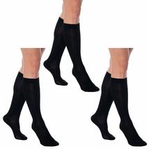 AWS/American Made Womens Knee High Socks Combed Cotton Solid Colors Soft Long S - £7.82 GBP+