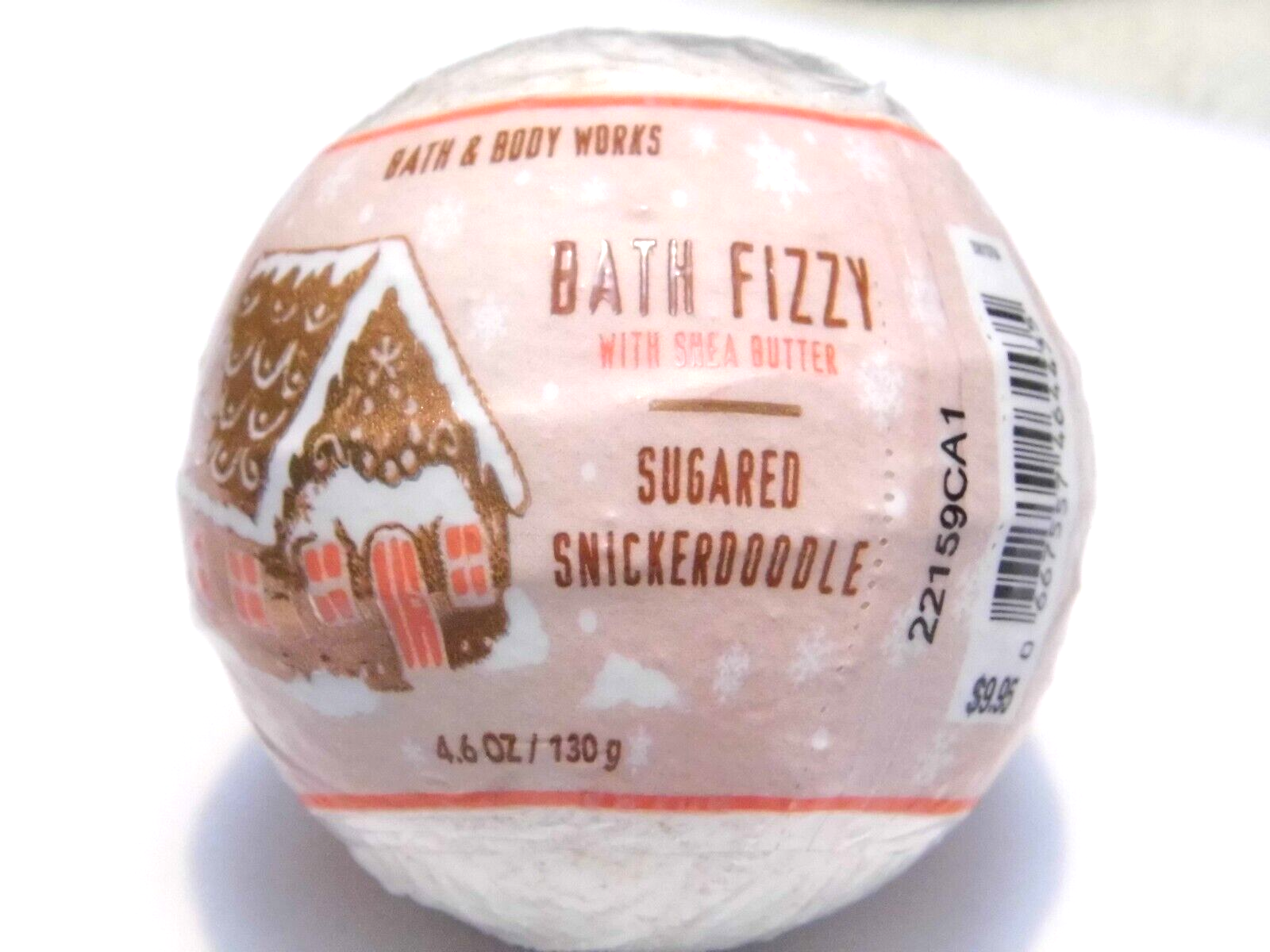SUGARED SNICKERDOOD BATH AND BODY WORKS BATH FIZZY W/SHEA BUTTER BOMB 4.... - $4.48