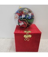 2003 Pier 1 Imports &quot;Li Bien&quot; Santa&#39;s Toys Ornament - Reverse Hand Paint... - $51.41 CAD