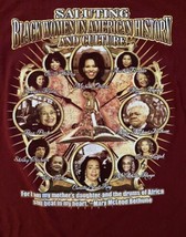 Black Women American History T Shirt Size 2XL Obama King Rosa Parks Maya Angelou - £19.28 GBP