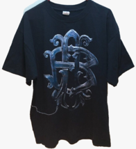 Nickelback Dark Horse Tour 2009 Double Sided Anvil Concert Black T-Shirt XL - $24.25