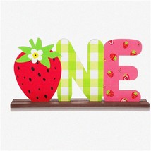 Berrylicious Fiesta: Wooden Table Center &amp; Photo Props for Strawberry Theme 1st - £19.25 GBP