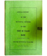 1960 Waldo Maine Annual Report Vintage Booklet Municipal Officers Local ... - €17,06 EUR