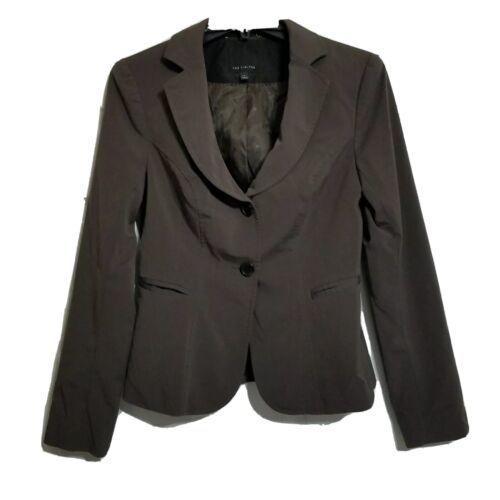 Primary image for The Limited Classy 2 Button Blazer ~ Sz 4 ~ Grayish Brown ~ Long Sleeve ~ Lined