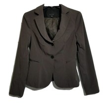 The Limited Classy 2 Button Blazer ~ Sz 4 ~ Grayish Brown ~ Long Sleeve ... - $26.09