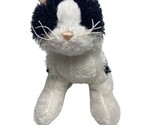 Webkinz  Plush Black and White Long Haired Cat hm016  No code - $10.35