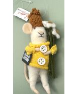 Primitives by Kathy Mouse You Are My Sunshine Felt Flowers Beanie Orname... - $250.64 MXN