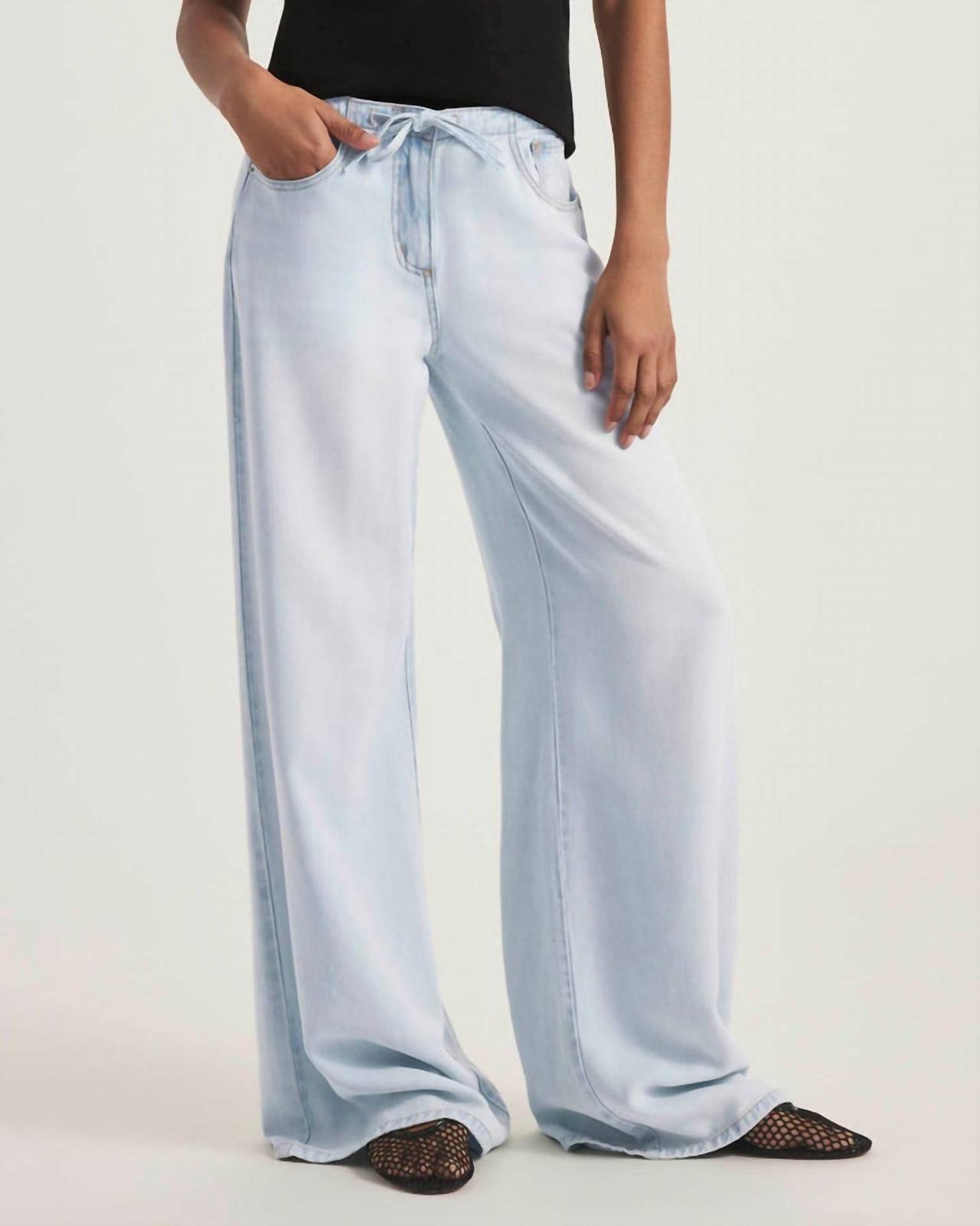 Splendid Splendid Lounge Denim Pants Bleached Indigo - $96.00