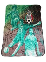 Providencia Cobertore Mexico National Futbol Team FULL Size 2sided 71X87 BLANKET - £37.96 GBP