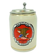 NNIZ National Rifle Association NRA Vintage Ceramic Beer Stein with Lid - $16.66