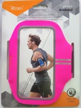 Reiko Running Sports Armband With Touch Screen 5.5X3X 0.5 Inches Device In Pink - £9.61 GBP