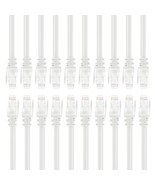 20 Pack Cat5e Ethernet Patch Cable 3 Feet Snagless RJ45 Computer LAN Net... - £53.86 GBP