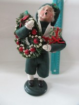 1994 byers choice Victorian Young Girl Wreath Gifts Christmas   2#5 - $55.71