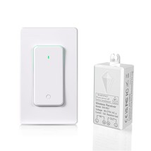 Wireless Light Switch And Receiver Kit, Detachable Remote Control Wall S... - £27.13 GBP