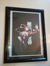 Batman Poster #30 FRAMED Joker &amp; Harley Quinn #1 Alex Ross The Folie à Deux 1999 - £101.63 GBP