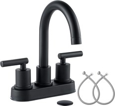 Vxv Bathroom Sink Faucet, Modern 360 Rotating Black Bathtub Water Tub Faucet - £41.52 GBP