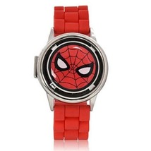 Marvel Spider-Man Unisex Children&#39;s Watch with Metallic Spinner Top in Red  - $9.99