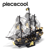 Piececool 3D Metal Puzzle Model Building Kits,Black Pearl DIY Assemble Jigsaw  - £33.89 GBP