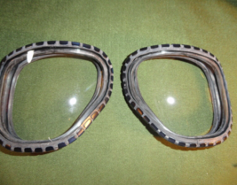New M40 M42 Gas Mask Clear Lens Outsert Lens Covers Replacement 4240-01-260-8707 - £9.50 GBP
