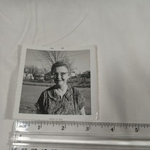 Vintage Photo Picture Original One Of A Kind Grandmother Smile Outdoors - £6.33 GBP