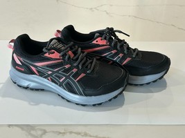 Asics Women&#39;s Size 7.5 Trail Scout 2 Black Peach Lace Up Running Shoes Sneakers - £31.60 GBP