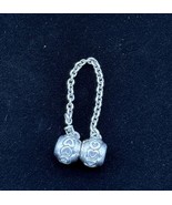Pandora Moments Band of Hearts Safety Chain Charm Silver S925 ALE 791088 - £35.38 GBP