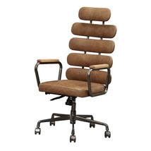 Calan Office Chair, Retro Brown Top Grain Leather - $19,205.56 MXN