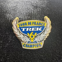 Tour De France Trek 6 Smalto Bavero Pin &#39;99 &#39;04 Champion Ciclismo da Col... - $20.77