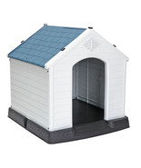 Blue Roof Insulated Dog House Large Waterproof Dog Kennel Shelter Indoor... - £92.84 GBP