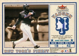 2002 Fleer Tradition New Yorks Finest Single Swatch Mo Vaughn Mike Mussina - £3.92 GBP