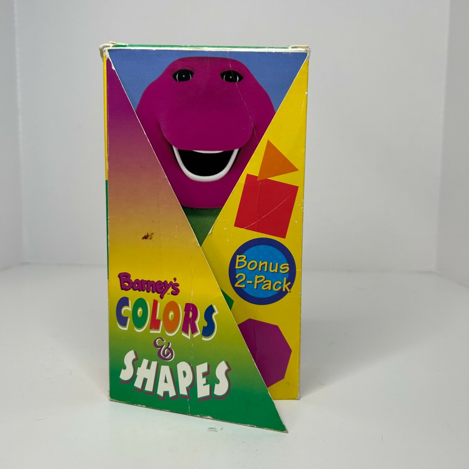 Barney &amp; Friends Colors &amp; Shapes Rainbow Beard VHS Set-1997 2-Video Tape... - $13.98