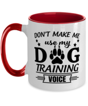 Dogs Mugs Dog Training Voice Red-2T-Mug  - £14.43 GBP