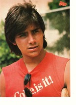 John Stamos magazine pinup clipping coke shirt Full House muscles 80&#39;s Bop - $3.50